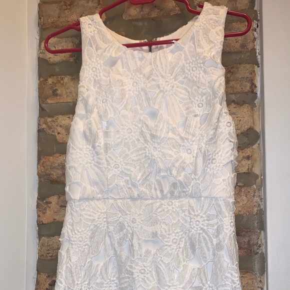 White Lace Dress - Picture 1 of 4